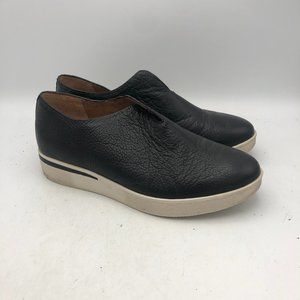 Gentle Souls Women's Halden Leather Slip On Shoe Black Size 10